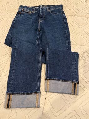 American Eagle Dark Blue Denim JeansSize 8 Short